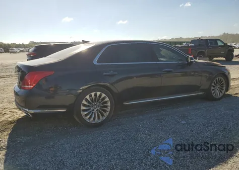 2018 Genesis G90 Ultimate z USA, uszkodzony, nr VIN KMHG54JH8JU049335